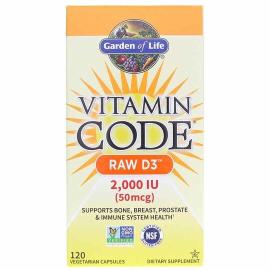 Vitamin Code Raw D3 2000 IU (50 Mcg), GOL